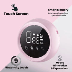 Double Electric Breast Pump | 9 Intensity Levels Dual Mode Stimulation &  Expression | Rechargeable Battery | Portable | Anti-Backflow | BPA-Free