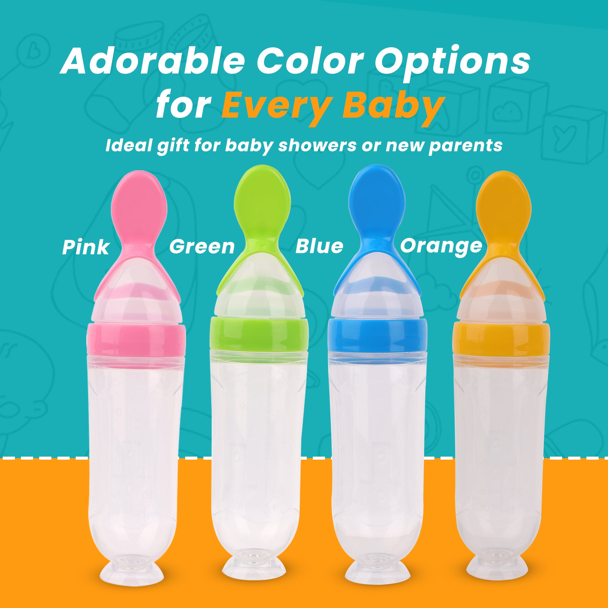 Squeezy spoon bottle