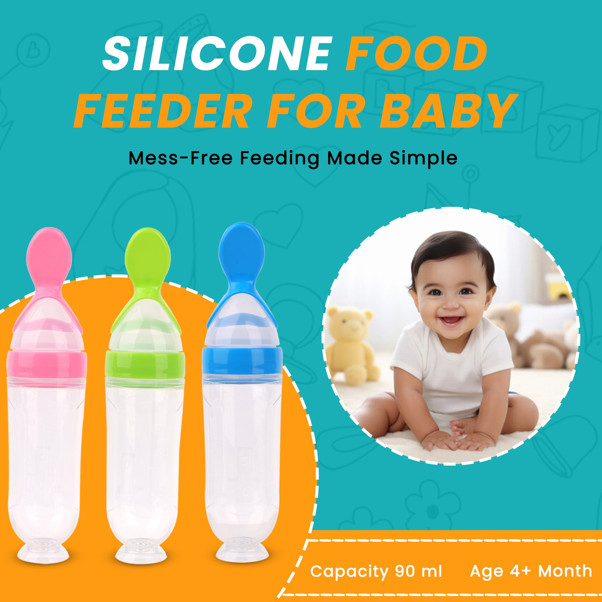 Squeezy spoon bottle