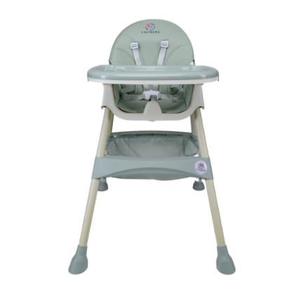 Picture of WonderSeat 3 in 1 reclining feeding baby high chair with adjustable height with rocking feature - Light Blue